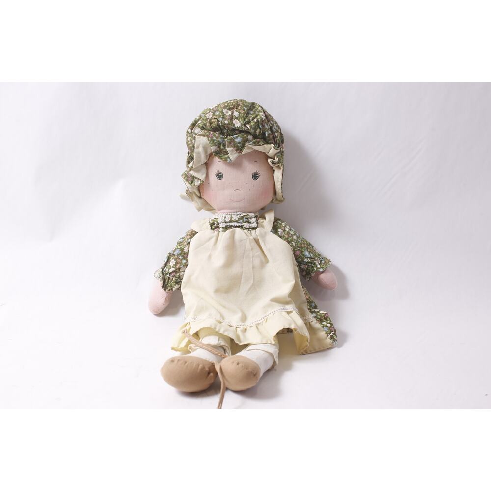 1970s Holly Hobbie Amy Rag Doll 15" Vintage Knickerbocker Toy ~ 260331-WH 1048